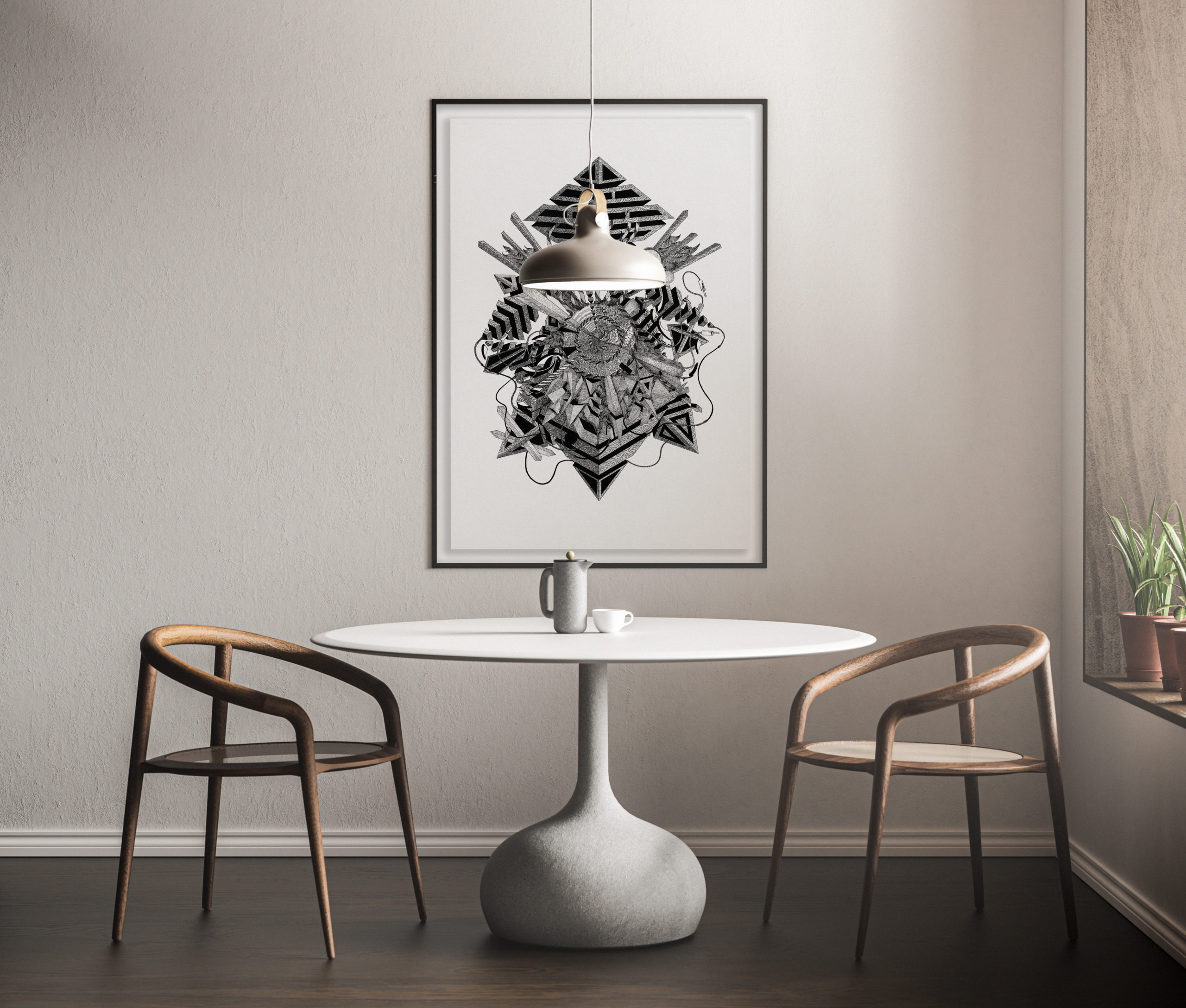 Modern Poster Mockup #11 by Anthony Boyd Graphics
